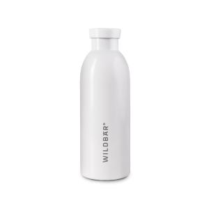 Thermos-Flasche weiß 500 ml - Edelstahlflasche, auslaufsicher für Büro, Sport, Wandern oder Schule - BPA und plastikfrei